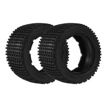 Off-Road Rear Tyres Thicken Skin Set for 1/5 HPI ROFUN BAHA ROVAN Baja 5B Truck Spare Toys Parts