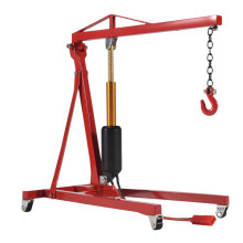 Metal Electric Crane Engine Maintenance Bracket Engine Stand Jack for 1/10 RC Crawler Car TRX4 Axial SCX10,Red