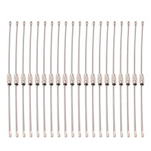 20 PeçAs de Fio de AçO InoxidáVel Porta-Chaves Porta-Chaves Cabo de Metal CordãO com Trava de Parafuso para Pendurar Ao Ar Livre