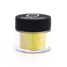 GLITTIES - Ananas - Kosmetikgrad Extra Feines (.006") Glitzerpulver für Haut! Ideal für Makeup, Körper-Tattoos, Gesicht, Haare, Lippen, Seife