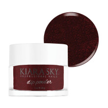 Kiara Sky Langanhaltendes Nagel Dip-Pulver Rottöne 1 oz, Fireball