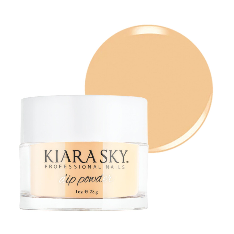 Kiara Sky Cream Long Lasting Nail Dip Powder Nude Tones 1 Oz, Of The Crop