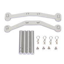 Aluminum Alloy Chassis Brace High Precision CNC Machined Wear Resistant Rear Suspension Support for Electric Car Truck Option Parts Audio Jack Breakou