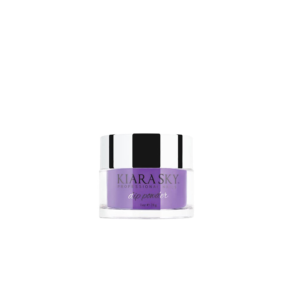 Kiara Sky Purple Nail Dipping Powder Glow Collection 1 Oz, Electric Daisy