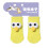 2pack Dog Sock Secure Elastics Fit Warm Washable-Yellow S 1