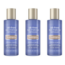Neutrogena Gentle Oil-Free Eye Makeup Remover & Cleanser for Sensitive Eyes, Non-Greasy Makeup Remover, Removes Waterproof Mascara, Dermatologist & Op