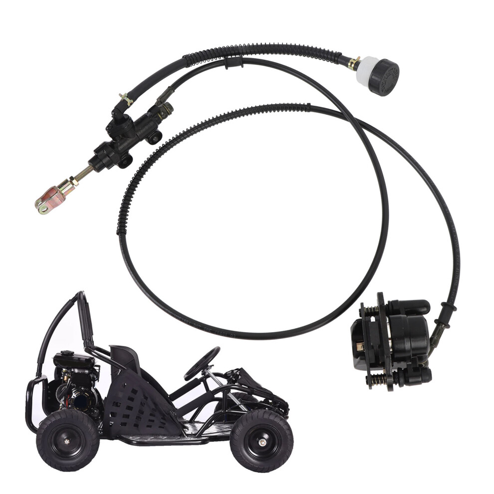 Hydraulic Brake Caliper Kit 1.5M Hose For Atv Quad Mini Bike 6901378247735