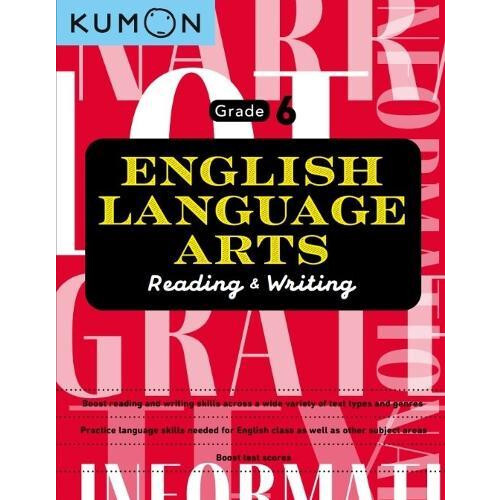 Kumon English Language Arts Grade 6 Paperback Book