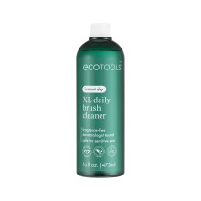EcoTools XL Daily Brush Cleaner, Liquid Makeup Brush Cleanser, Quick Drying & Fragrance Free, Extra Large Size For Easy Replacement, Convenient Cleani