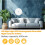 PIR Motion Sensor LED Night Light USB Rechargeable Dimmable Night Lamp for Cabinet Light Wireless Closet Light -White 8