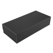 Super Hive 550+ Monocolor Cards Deck Box Leather Board Games Cards Deck Case for Trading Card Games TCG Black