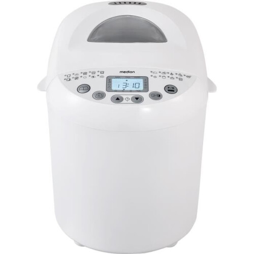 Macchina del Pane - MEDION - 50073723 - 550 W - 19 programmi - Oblò - Bianco