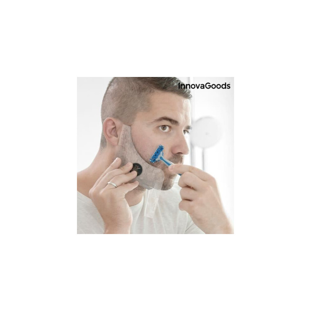 Photos - Razor / Razor Blade InnovaGoods Shaving Form -  - Hipster Barber - Symmetrical - Integrated Supports - For Men 