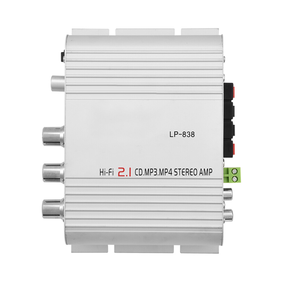 Audio Receiver Speaker Amp Digital Bass Amplifier Compact Car Home Hifi Stereo Power Amplifier With Lightweight Alluminium Shell Low Distortion High 9338982325042