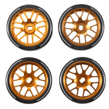 4 PeçAs Pneus de Pneu de TraçãO de PláStico RíGido de Aro de Roda de Metal para 284131 K969 K989 P929 -Z 1/28 Rc PeçAs de AtualizaçõEs de