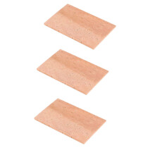 3 Uds. Universal SaxofóN Cuello Corcho Natural Duradero Madera SaxofóN Alto Cuello Junta Hoja de Corcho para Alto/Soprano/Tenor LatóN