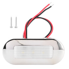 Marine Grade LED Stair Light with UV Resistant and Impact Resistant Housing, Surface Mount Design for Boats RVs and Home Corridors