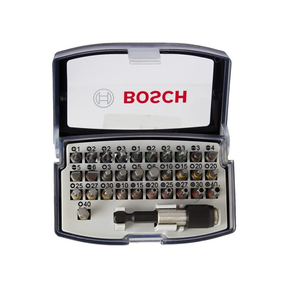 Bosch Screwdriver Bit Set Extra Hard, 32 Pieces 2607017319