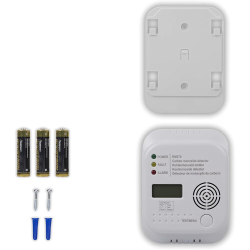 High Precision Sensor Carbon Monoxide Detectors, Battery Operated with Micro-processing Intelligence, Power Saving Design, 2-in-1 Detection, Early War