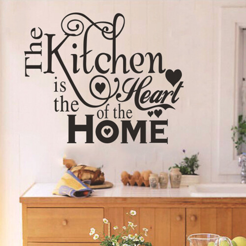 Vinyl Kitchen Rules Room Decor Art Quote Wall Decal Stickers Removable Mural DIY 2