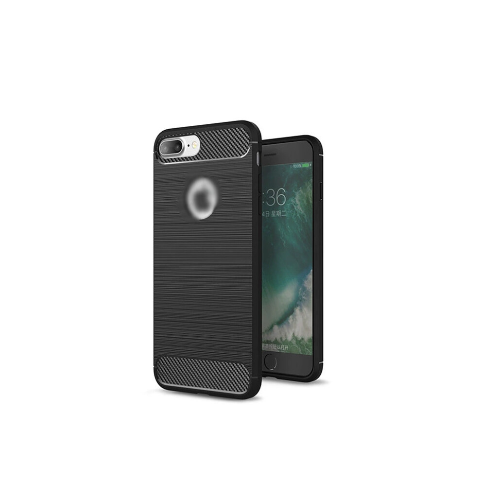 (, Iphone 7 Plus) Rugged Luxury Hybrid Matte Shockproof Back Case Cover Skin For Plus 7 Black 697015350673