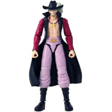 Anime Heldenfiguren beweglich - BANDAI - One Piece - Dracule Mihawk Augen des Falken - 17 cm