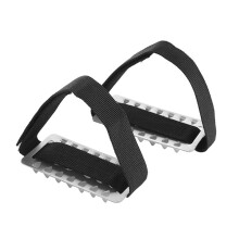 Edelstahl-Schneekrallen-Schuh mit verstellbarem Griff, 410 mm, Schwarz + Silber