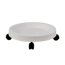 (White) Three-dimensional Four-flowerpot Strawberry Pot Stacking Cultivation Pot Chassis Vegetable Melon And Fruit Cultivation Pot Chassis