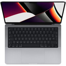 MacBook Pro Retina 14" 2021 Apple M1 Pro 3,2 GHz 32 Go 512 Go SSD Harmaa - Kultakunnostettu - Erittäin hyvässä kunnossa - Refurbished