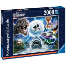Puzzle mit 2000 Teilen Die Kultfilme von Universal - Ravensburger - Kino - Erwachsene - Mehrfarbig