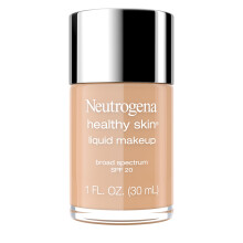 Neutrogena Healthy Skin Liquid Makeup Foundation, Broad Spectrum SPF 20 Sunscreen, Lightweight & Flawless Coverage Foundation with Antioxidant Vitamin