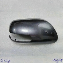 Spiegelgehäuse, geeignet für Toyota Auris 2009-2012, grau rechte Seite