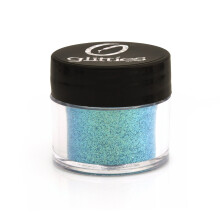 GLITTIES - Azure - Glitter Cosmetico Extra Fine (.006") Sicuro per la Pelle! Perfetto per Makeup, Tatuaggi, Viso, Capelli