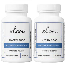 Elon Matrix 5000 Biotine Haarvitamines (120 Haar Groeipillen) - Biotine 5000mcg voor Haargroei