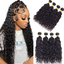 ROYAL IMPRESSION 12A Paquetes de Onda de Agua Cabello Humano 4 Paquetes 14" 16" 18" 20" 400g