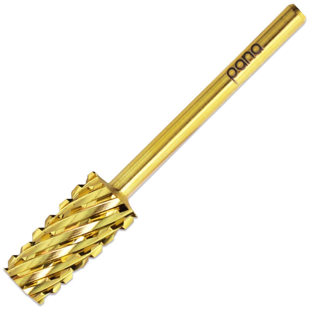 Pana Premium 3/32" Tapered Barrel Carbide Nail Bit -For Electric Dremel Drill Machine, Nail Art Design, Manicure, Pedicure, Nail File, Cuticle Clean E