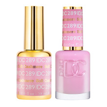 DND DC Gel Polish Set, Roze Collectie, UV/LED Gel Polish en Air Dry Nagellak, 289 Soft Cashmere, 0,5 Fl Oz