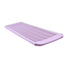 EIOKIT Silikon Hitzebeständige Reisematte für Haarglätter (1 Packung, Pink Mauve, 28 x 13,5 cm)