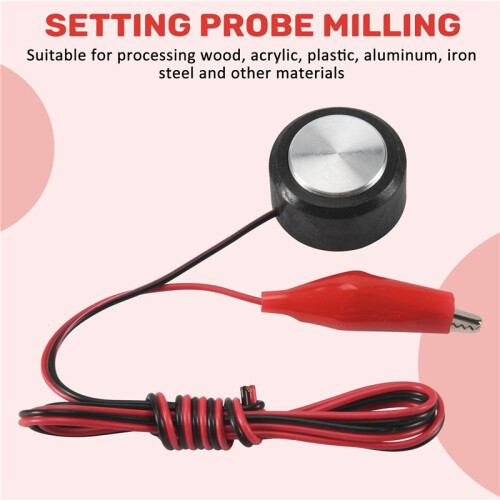 for MACH3 Tool CNC Z Axis Router Mill Zero Check Press Plate Setting Probe Milling 35mm CNC Engraving Machine Tools A 2