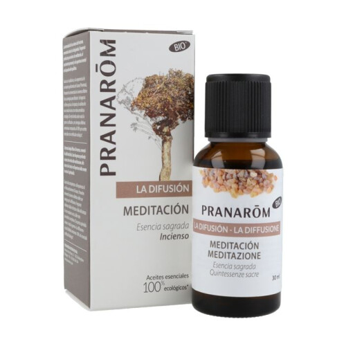 Pranarom Meditation Diffusion Sacred Incense Organic Essential Oil 30ml