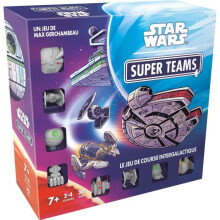 Star Wars Super Teams, juego de mesa, desde 7 años, 2 a 4 jugadores, Duración menos de 30 min, Francés
