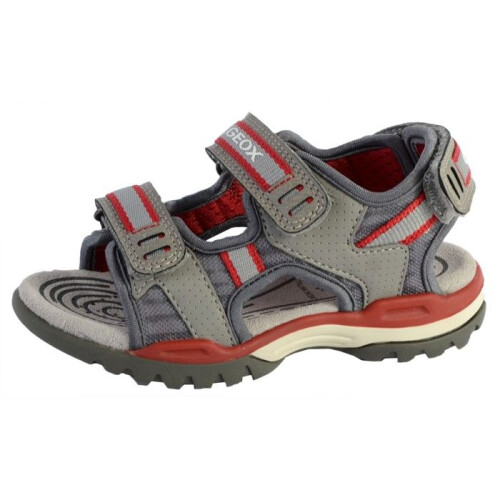 Geox Sandales Geox Garçons J Borealis B. D -Mesh+Wax.Syn - Grey/Red