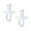 4Stk Baby Beruhigungssauger Silikon Ergonomisch Transparent 2