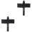 2Stk Langlebige Drum Tuning Keys Schwarz Für Percussion Instrumente 4