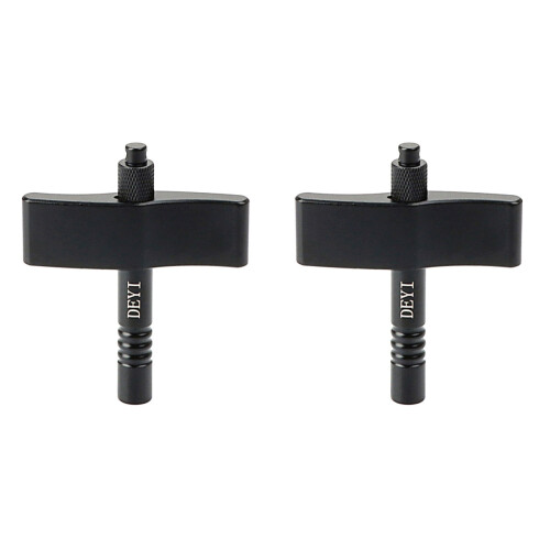 2Stk Langlebige Drum Tuning Keys Schwarz Für Percussion Instrumente 2
