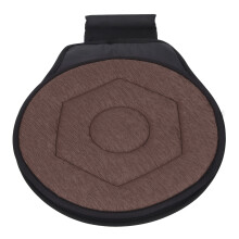 Cojín giratorio para coche de 360 43x37.5 cm marrón