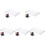 5Pièces Protection Clavier Transparent En Résistant À L'eau 6