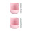 2Pièces Céramique Rose Polyvalente Pour Rongeurs 3