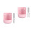 2Pièces Céramique Rose Polyvalente Pour Rongeurs 4