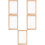 5Sets Beige Wood Frame Paper Making Kit DIY Craft Screen Mold Set 8